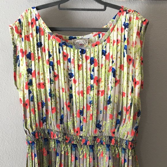 RePosh: Anthro Baraschi Meadowlight Floral Dress - Picture 1 of 4